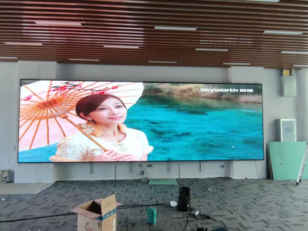 惠州市P1.53led小间距屏安装案例